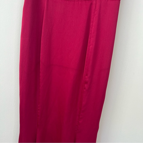Fame and Partners Red Lace Trim Maxi Dress - Picture 5 of 10